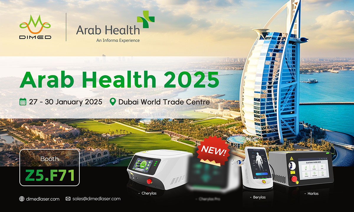 Experience Innovation with Dimed Laser at Arab Health 2025