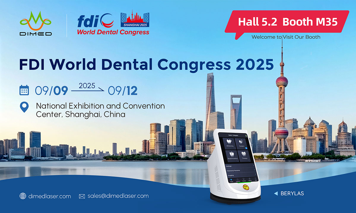 Meet Dimed Laser at FDI World Dental Congress 2025 in Shanghai China